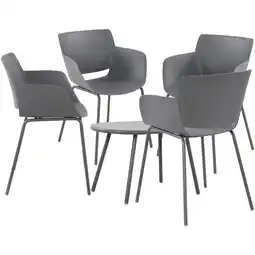 Netto Marken-Discount CLP Sitzgruppe Velvena 4er Farbe:dunkelgrauSet-Inhalt:4 Stühle Angebot