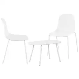 Netto Marken-Discount CLP Sitzgruppe Veldin 2er Farbe:weiß Angebot