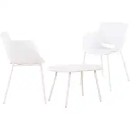 Netto Marken-Discount CLP Sitzgruppe Velvena 2er Farbe:weißSet-Inhalt:2 Stühle Angebot