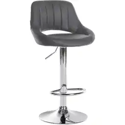 Netto Marken-Discount CLP Barhocker Milet Kunstleder chrom Farbe:grauGestell Farbe:chrom Angebot