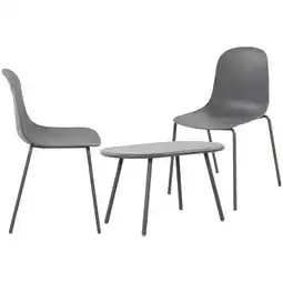 Netto Marken-Discount CLP Sitzgruppe Veldin 2er Farbe:dunkelgrau Angebot