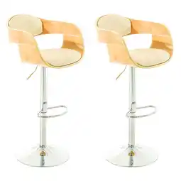 Netto Marken-Discount CLP 2er Set Barhocker Kingston C Kunstleder Farbe:natur/creme Angebot