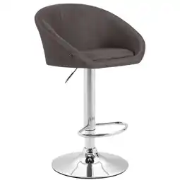 Netto Marken-Discount CLP Barhocker Miami V2 Stoff C Farbe:dunkelgrau Angebot