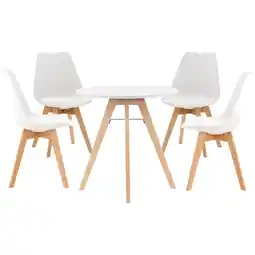 Netto Marken-Discount CLP Essgruppe Livik 75 Farbe:weiß Angebot
