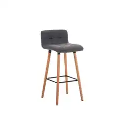 Netto Marken-Discount CLP Barhocker Lincoln Stoff Farbe:hellgrau Angebot