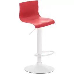 Netto Marken-Discount CLP Barhocker Hoover W Farbe:rotMaterial Gestell:Metall matt weiss Angebot