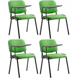 Netto Marken-Discount CLP 4er Set Stühle Ken mit Klapptisch Kunstleder Farbe:grün Angebot