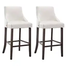 Netto Marken-Discount CLP 2er Set Barhocker Innsbruck Kunstleder antik-dunkel Farbe:weißGestell Farbe:antik-dunkel Angebot