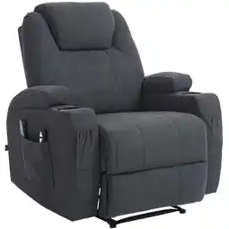 Netto Marken-Discount CLP Sessel Hepler mit Massagefunktion Stoff Farbe:dunkelgrauMaterial:Stoff Angebot