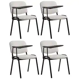 Netto Marken-Discount CLP 4er Set Stühle Ken mit Klapptisch Kunstleder Farbe:weiß Angebot