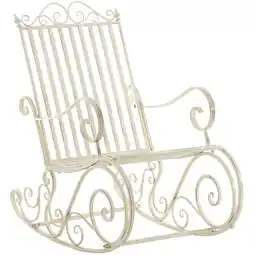 Netto Marken-Discount CLP Schaukelstuhl Smilla Farbe:antik-creme Angebot