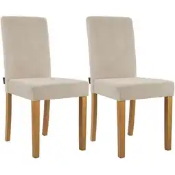 Netto Marken-Discount CLP 2er Set Esszimmerstuhl Ina Cord antik hell Farbe:hellbraunGestell Farbe:antik-hell Angebot
