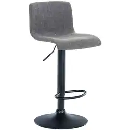 Netto Marken-Discount CLP Barhocker Hoover Stoff B Farbe:hellgrauMaterial Gestell:Metall matt schwarz Angebot
