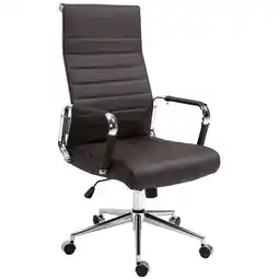 Netto Marken-Discount CLP Bürostuhl Kolumbus Echtleder Farbe:braun Angebot