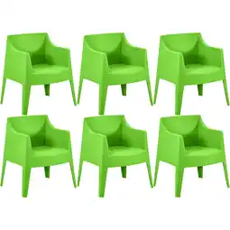 Netto Marken-Discount CLP 6er Set Stühle Bartal Farbe:grün Angebot