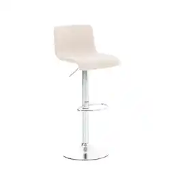 Netto Marken-Discount CLP Barhocker Hoover Stoff C Farbe:cremeMaterial Gestell:Metall in Chromoptik Angebot