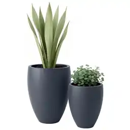 Netto Marken-Discount CLP 2er Set Pflanzkübel 2 Farbe:anthrazit Angebot