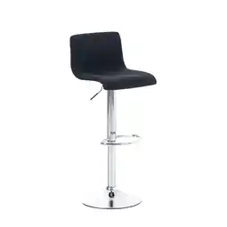 Netto Marken-Discount CLP Barhocker Hoover Stoff C Farbe:schwarzMaterial Gestell:Metall in Chromoptik Angebot