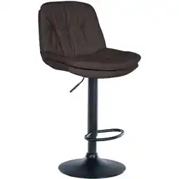 Netto Marken-Discount CLP Barhocker Laurel Stoff schwarz Farbe:dunkelgrauMaterial Gestell:Metall matt schwarz Angebot