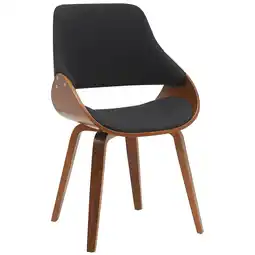 Netto Marken-Discount CLP Esszimmerstuhl Vangale Stoff Farbe:walnuss/schwarzMaterial:Stoff Angebot