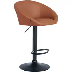 Netto Marken-Discount CLP Barhocker Davie Kunstleder schwarz Farbe:hellbraunMaterial Gestell:Metall matt schwarz Angebot