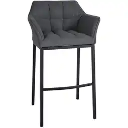 Netto Marken-Discount CLP Barhocker Damaso B Filz mit 4-Fuß Gestell Farbe:grauGestell Farbe:schwarz Angebot
