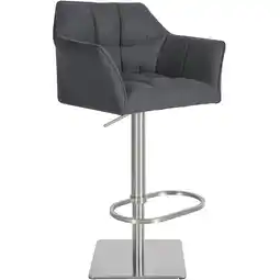 Netto Marken-Discount CLP Barhocker Damaso E Filz Farbe:grauGestell Farbe:edelstahl Angebot
