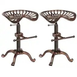 Netto Marken-Discount CLP 2er Set Barhocker Butch Farbe:bronze Angebot