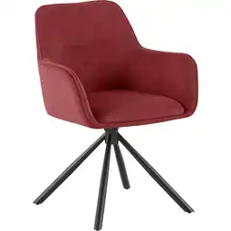 Netto Marken-Discount CLP Stuhl Tipton Cord Farbe:bordeauxrot Angebot