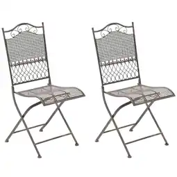 Netto Marken-Discount CLP 2er Set Gartenstühle Kiran Farbe:bronze Angebot