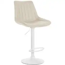 Netto Marken-Discount CLP Barhocker Toni Kunstleder weiß Farbe:cremeGestell Farbe:weiß Angebot