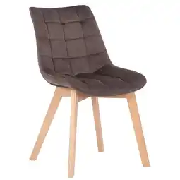 Netto Marken-Discount CLP Esszimmerstuhl Passaic Samt Farbe:braun Angebot