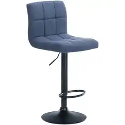 Netto Marken-Discount CLP Barhocker Calma Stoff schwarz Farbe:blauGestell Farbe:schwarz Angebot