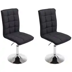 Netto Marken-Discount CLP 2er Set Esszimmerstühle Peking V2 Stoff Farbe:schwarz Angebot
