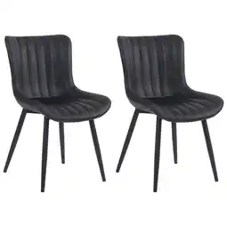 Netto Marken-Discount CLP 2er Set Stühle Largo Kunstleder Farbe:schwarzMaterial:Kunstleder Angebot
