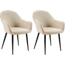 Netto Marken-Discount CLP 2er Set Esszimmerstühle Boise Stoff Farbe:taupe Angebot