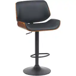 Netto Marken-Discount CLP Barhocker Beverley B Kunstleder Farbe:walnuss/schwarz Angebot