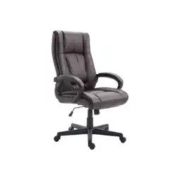 Netto Marken-Discount CLP Bürostuhl XL Sparta Kunstleder Farbe:braun Angebot