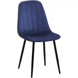 Netto Marken-Discount CLP Esszimmerstuhl Baxter Samt Farbe:blau Angebot