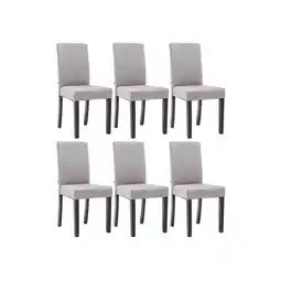Netto Marken-Discount CLP 6er Set Esszimmerstuhl Ina Stoff schwarz Farbe:hellgrauGestell Farbe:schwarz Angebot