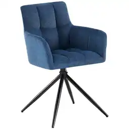 Netto Marken-Discount CLP Esszimmerstuhl Jonah Stoff Farbe:dunkelblau Angebot