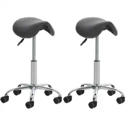 Netto Marken-Discount CLP 2er Set Arbeitshocker Reno Kunstleder Farbe:grau Angebot