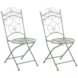 Netto Marken-Discount CLP 2er Set Stühle Indra Farbe:antik-grün Angebot