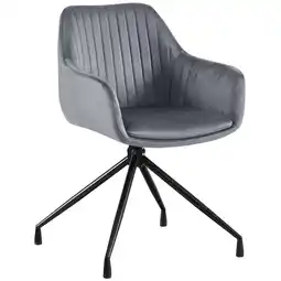 Netto Marken-Discount CLP Esszimmerstuhl Welby Samt Farbe:dunkelgrauMaterial:Samt Angebot