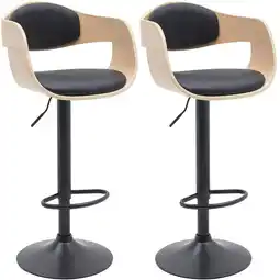 Netto Marken-Discount CLP 2er Set Barhocker Kingston B Kunstleder Farbe:natur/schwarzMaterial:Kunstleder Angebot