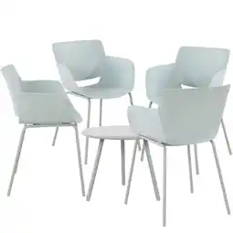 Netto Marken-Discount CLP Sitzgruppe Berena 4er Farbe:türkisSet-Inhalt:4 Stühle Angebot