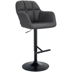 Netto Marken-Discount CLP Barhocker Natoma Kunstleder schwarz Farbe:schwarzMaterial Gestell:Metall matt schwarz Angebot