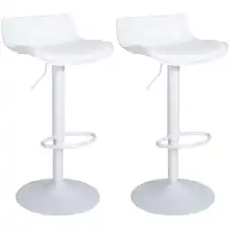 Netto Marken-Discount CLP 2er Set Barhocker Aveiro Kunstleder Farbe:weiß Angebot