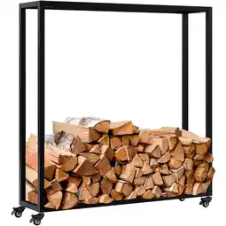 Netto Marken-Discount CLP Kaminholzständer Hilta 25x100x100 cm Farbe:schwarzGröße:25x100x100 cm Angebot