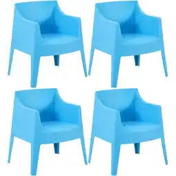 Netto Marken-Discount CLP 4er Set Stühle Bartal Farbe:blau Angebot